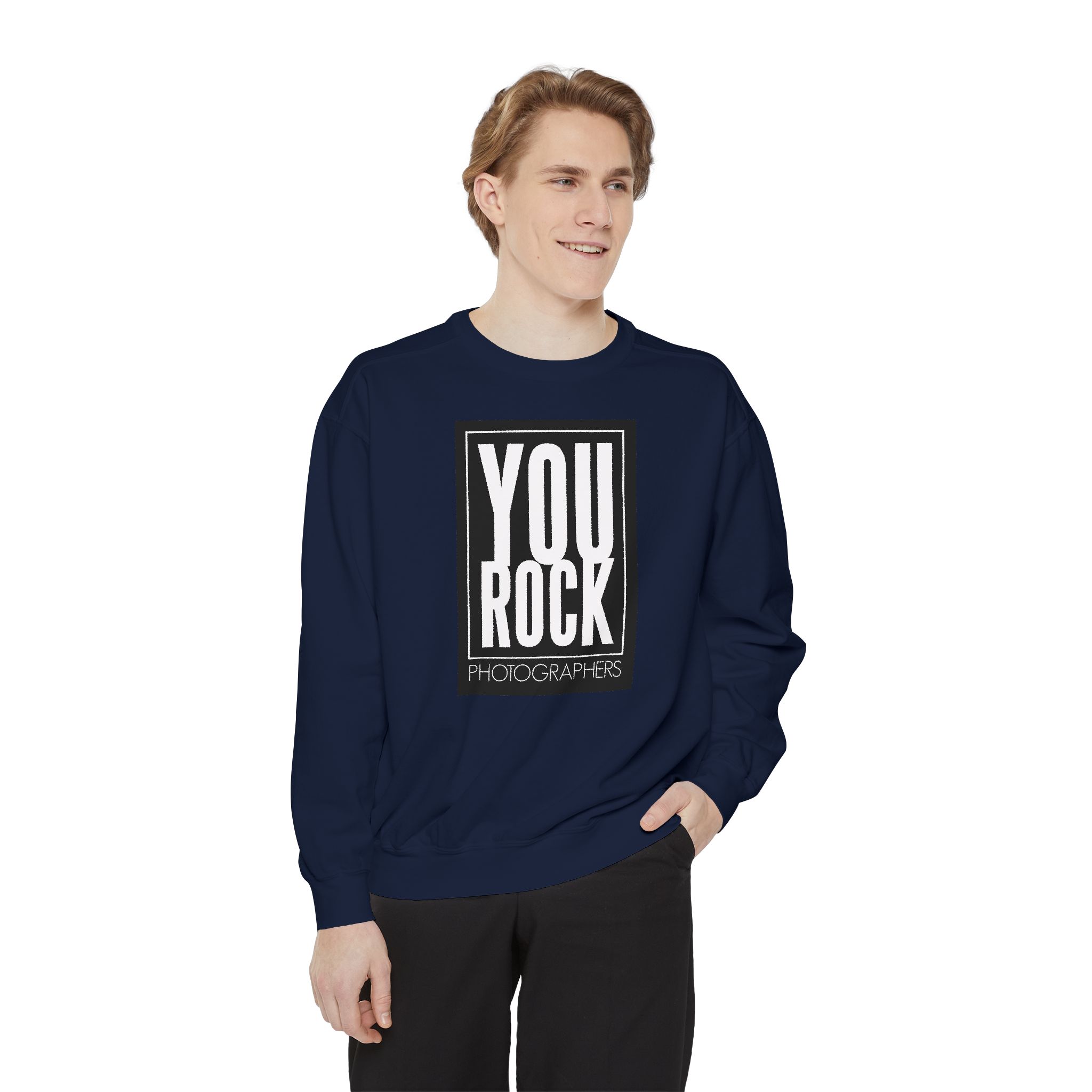 Unisex Photographer Sweatshirt - You Rock, Gift for Photographers, Cozy Casual Wear, Photography Lover Apparel, Inspirational Sweatshirt - Image 11