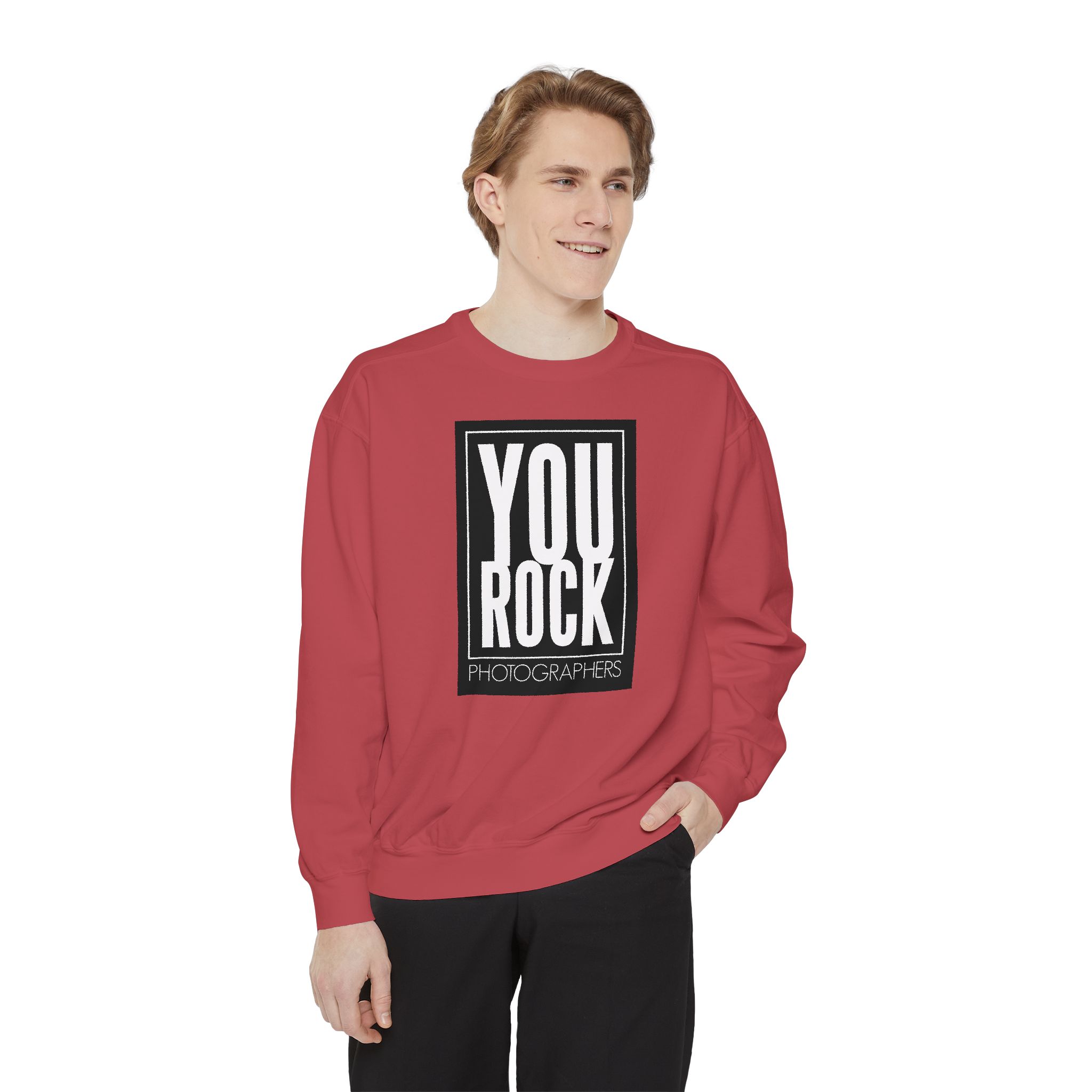 Unisex Photographer Sweatshirt - You Rock, Gift for Photographers, Cozy Casual Wear, Photography Lover Apparel, Inspirational Sweatshirt - Image 15